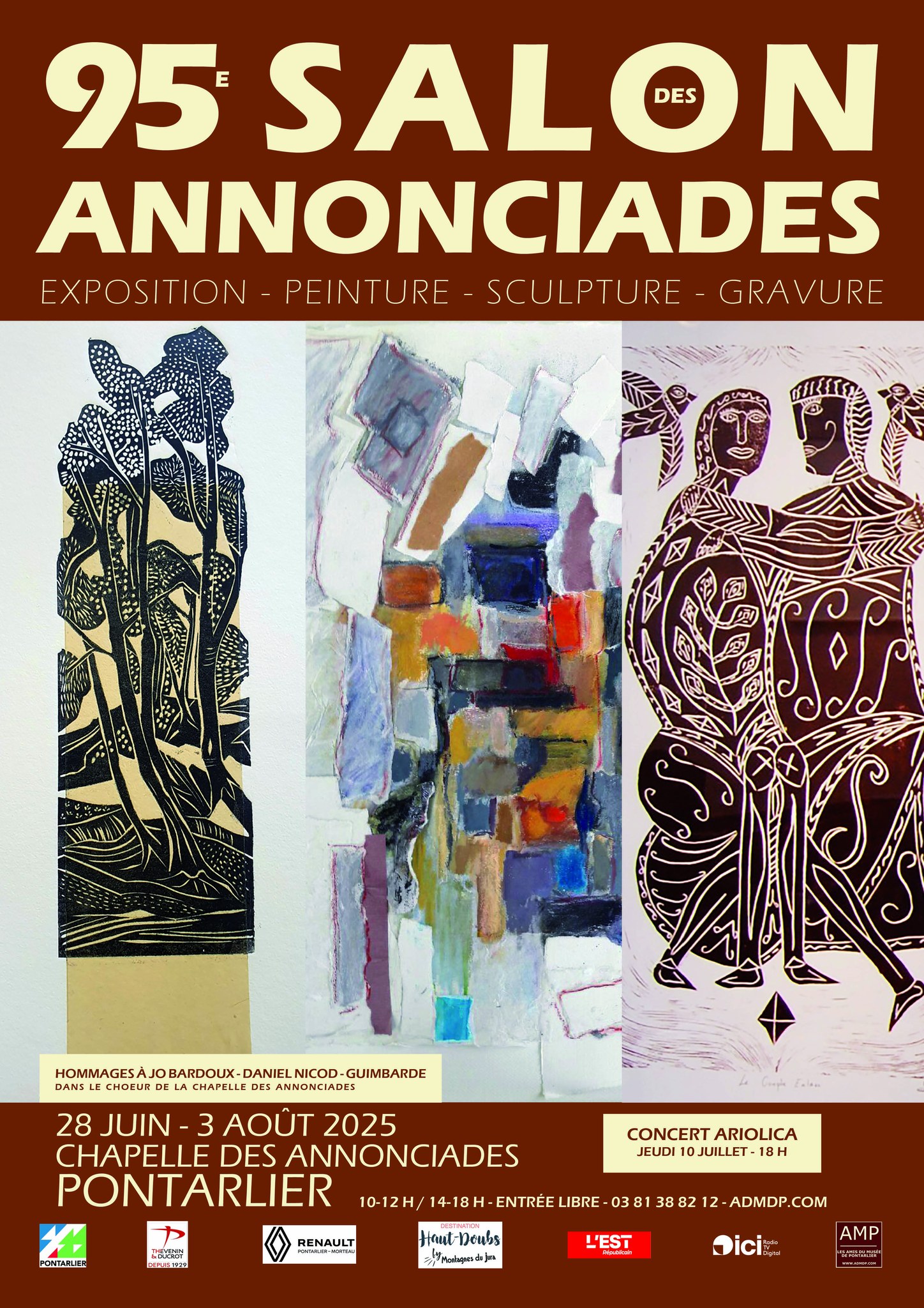 Affiche Salon des Annonciades 2025